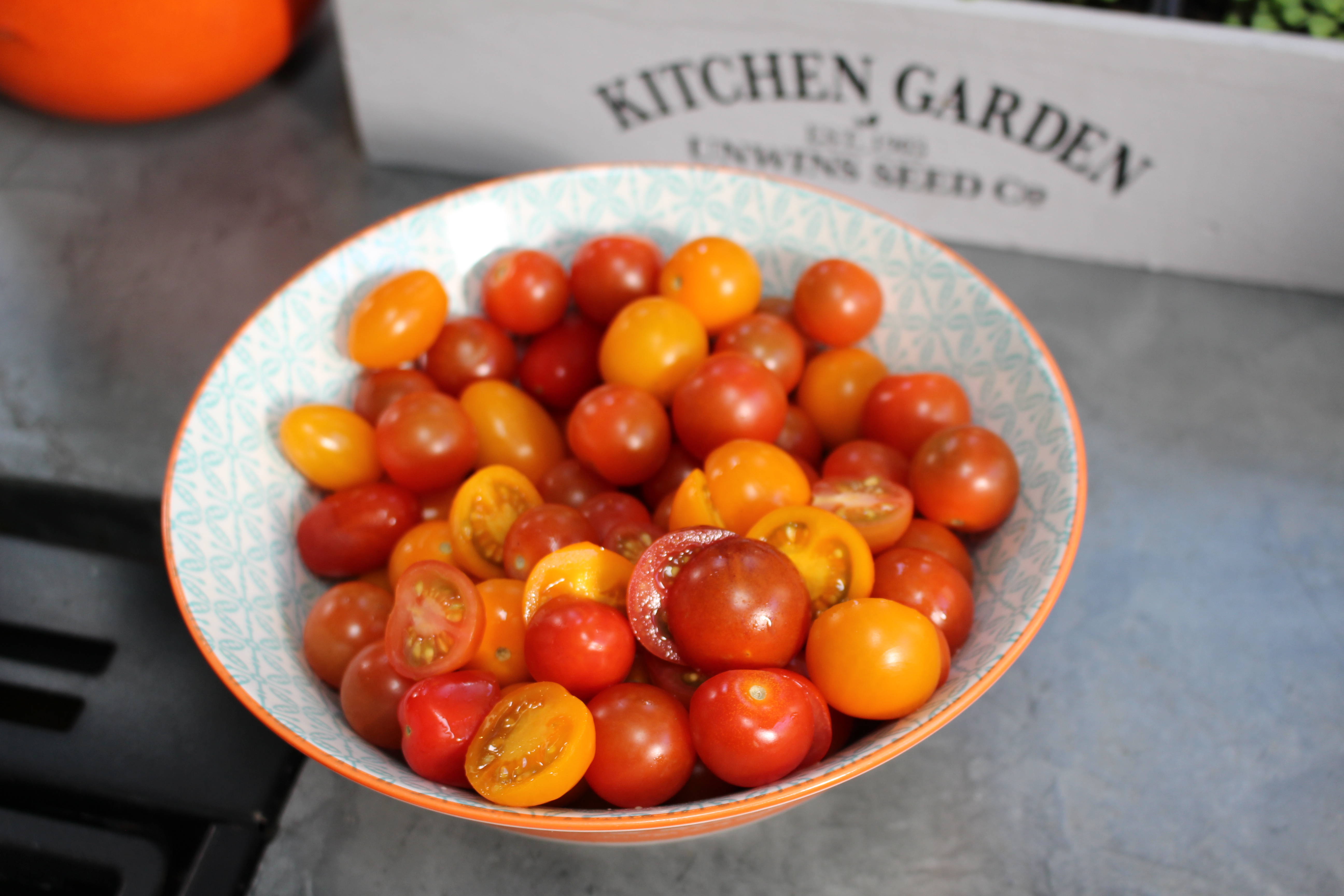bowl of cherry tomatoes