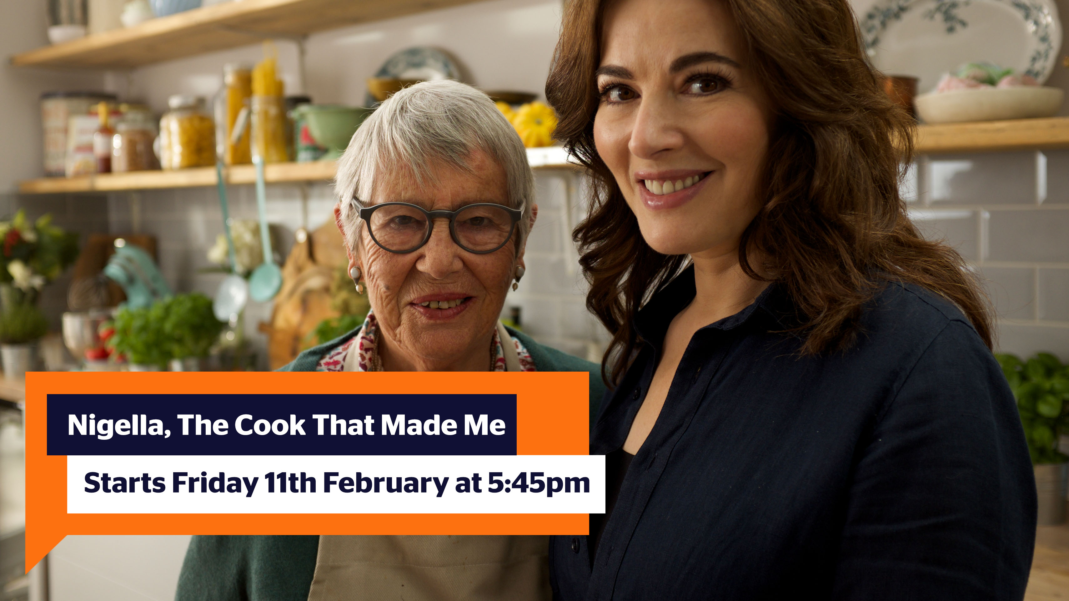 Nigella, the cook that made me starts Friday 11th February at 5:45pm