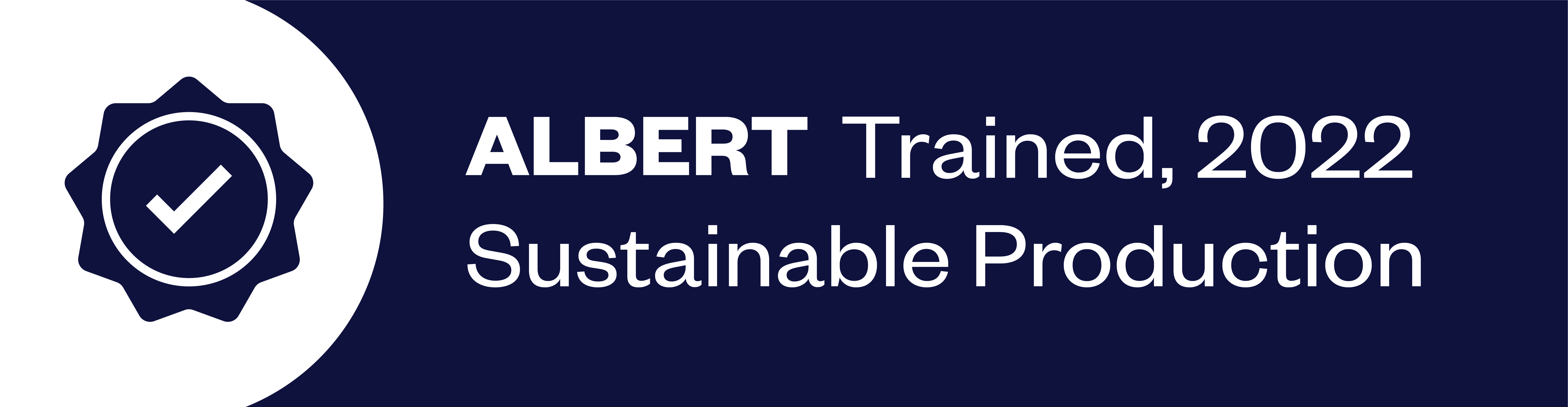 Albert trained 2022 sustainable production