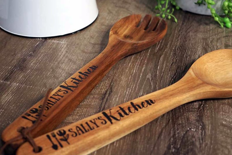Complete the wellbeing check-in for a chance to win these personalised wooden spoons