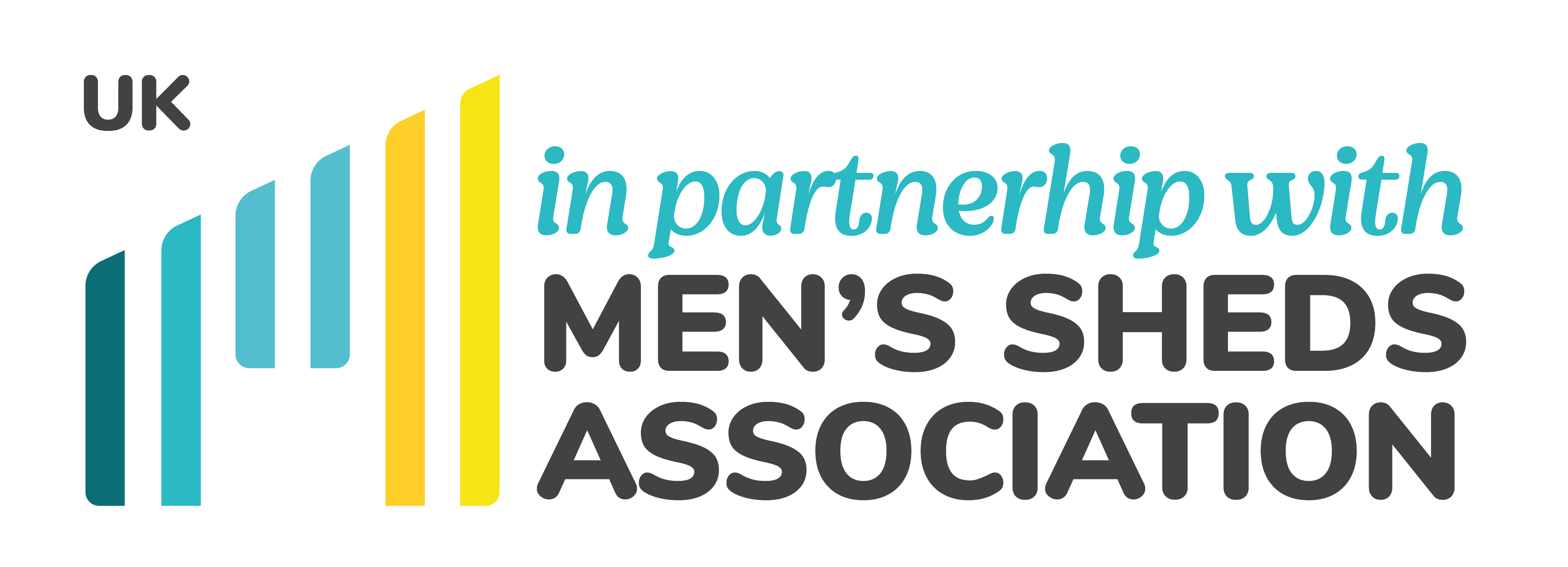 In partnership with Men's Sheds Association logo